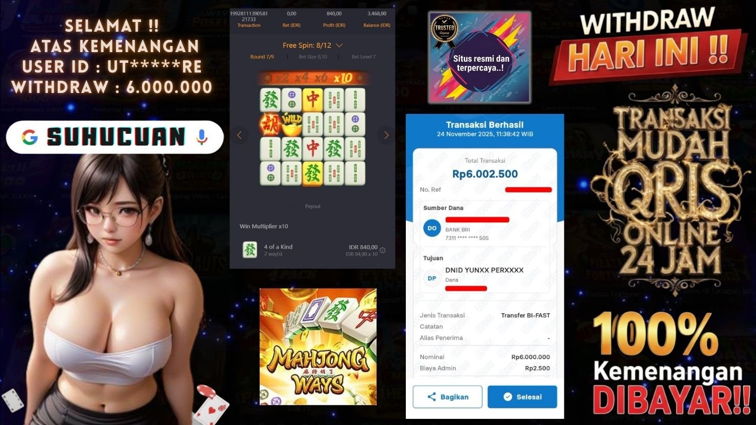 SUHUCUAN JACKPOT SLOT MAHJONG WAYS